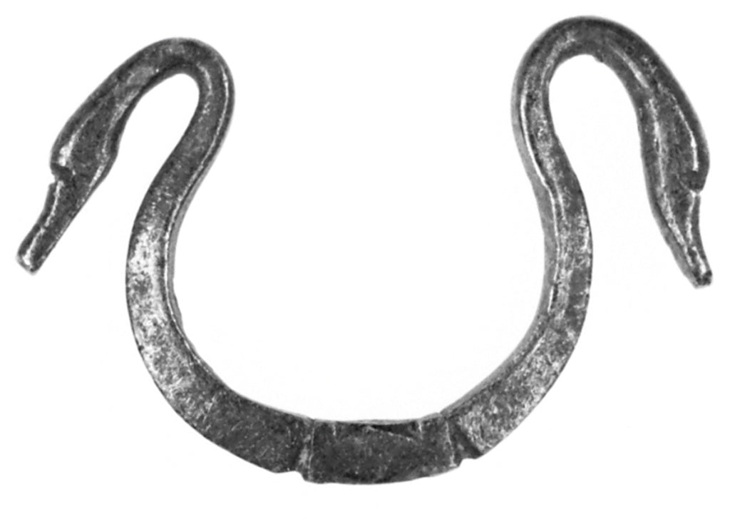Unknown:Curved Handle with Swan Head Terminals, Poster Print Wall Art