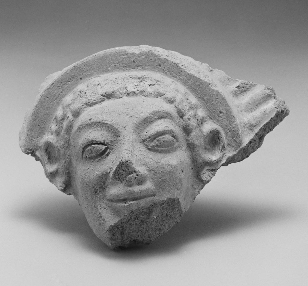 Unknown:Female Head  Antefix, Poster Print Wall Art