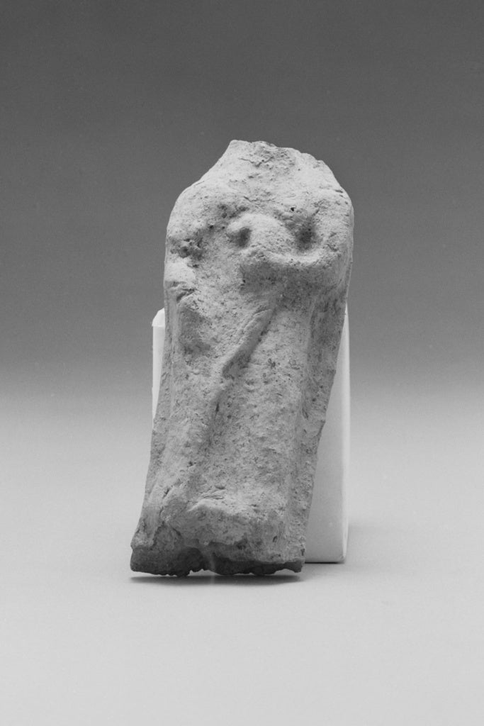 Unknown:Standing Figure with Snake Plaque,16x12