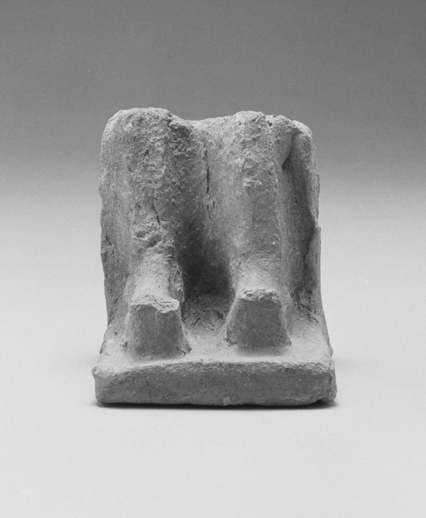 Unknown Artist:Lower Legs and Feet on a Square Base, Poster Print Wall Art