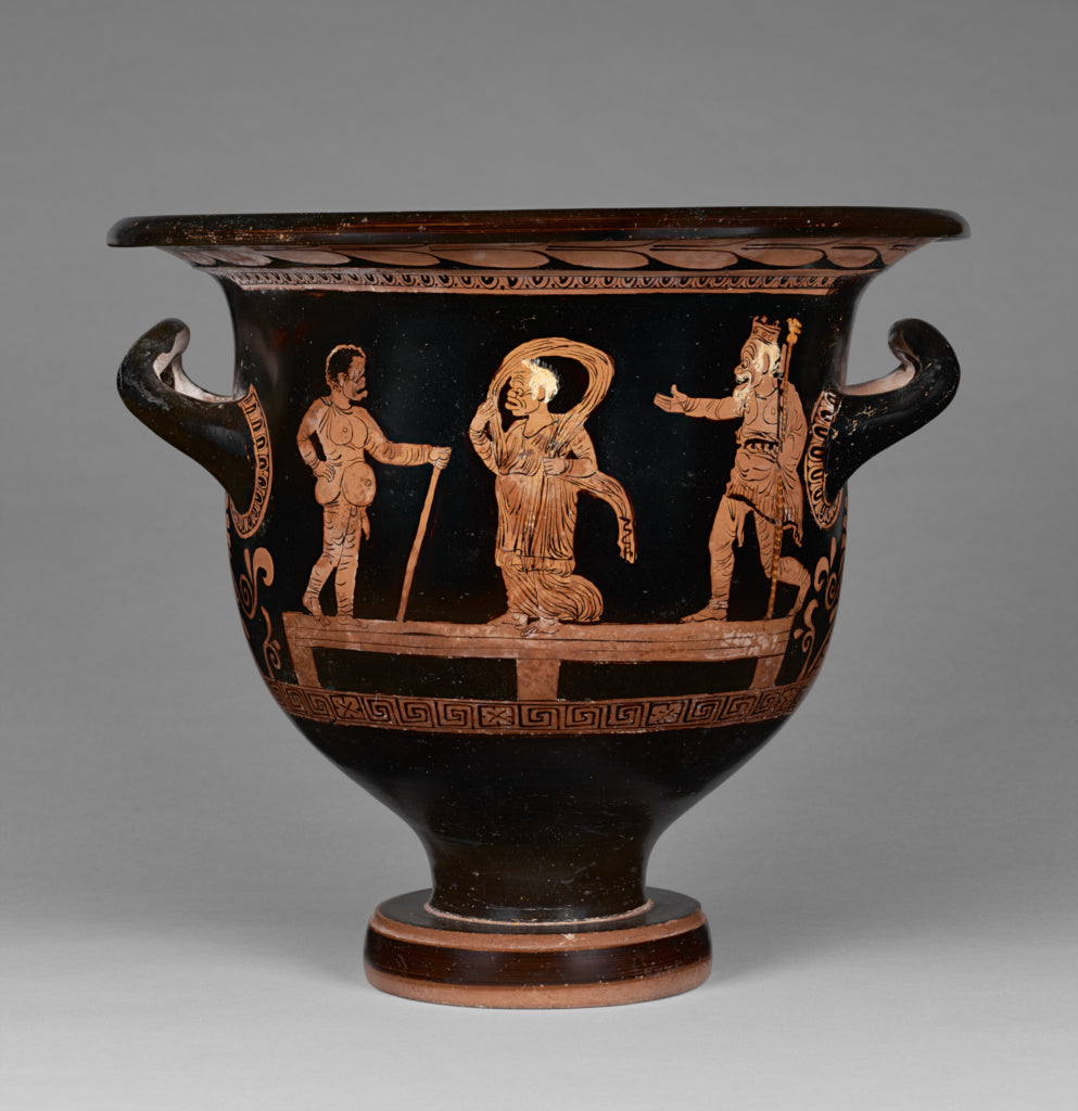 Cotugno PainterAttributed to the:Apulian Red-Figure Bell Kra, Poster Print Wall Art