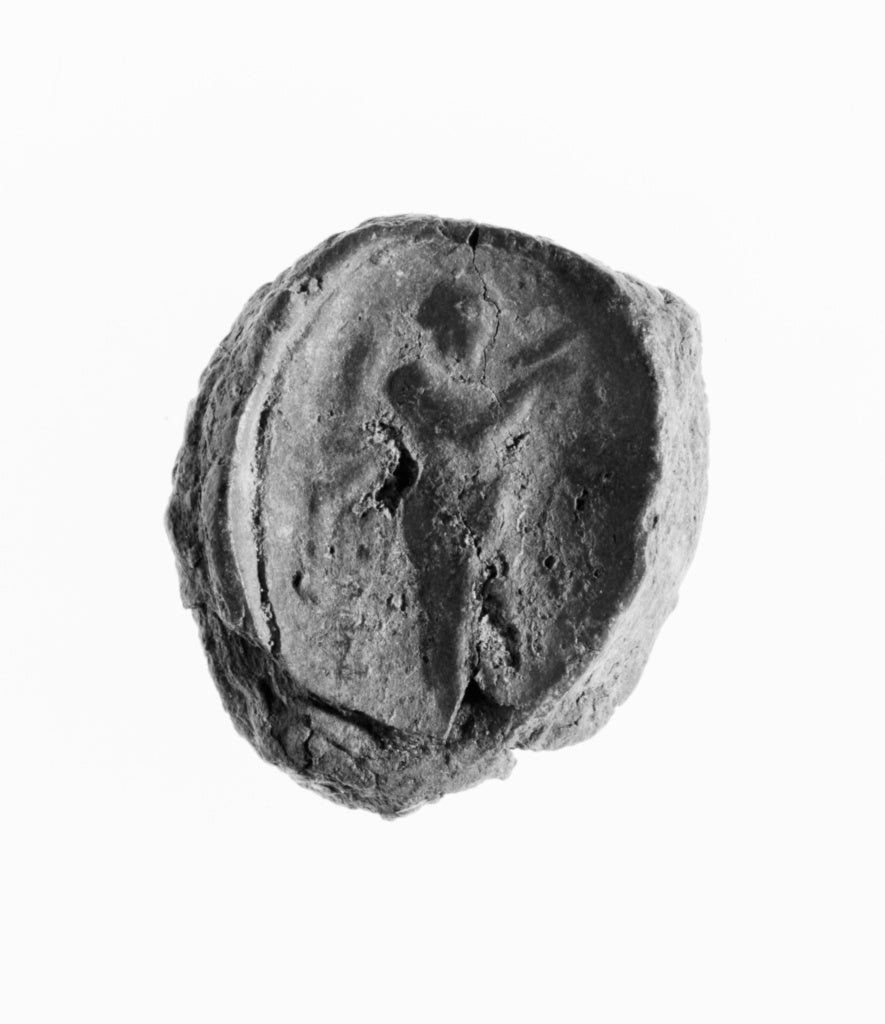 Unknown:Light Brown Clay Seal, Poster Print Wall Art