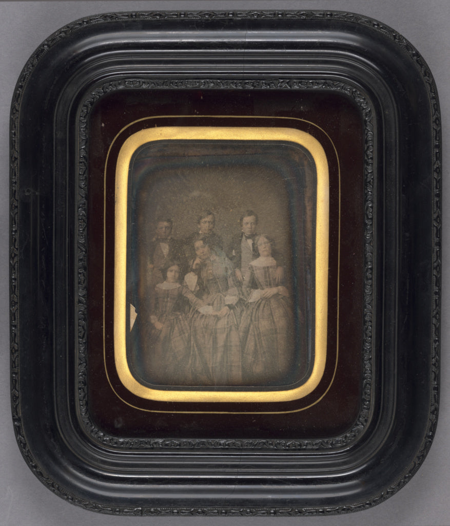 Victor Plumier:[The children of Ambassador Alexander Hübner, Poster Print Wall Art