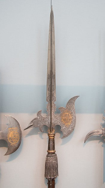 Halberd of Christian I of Saxony  c1590,  Poster Print Wall Art