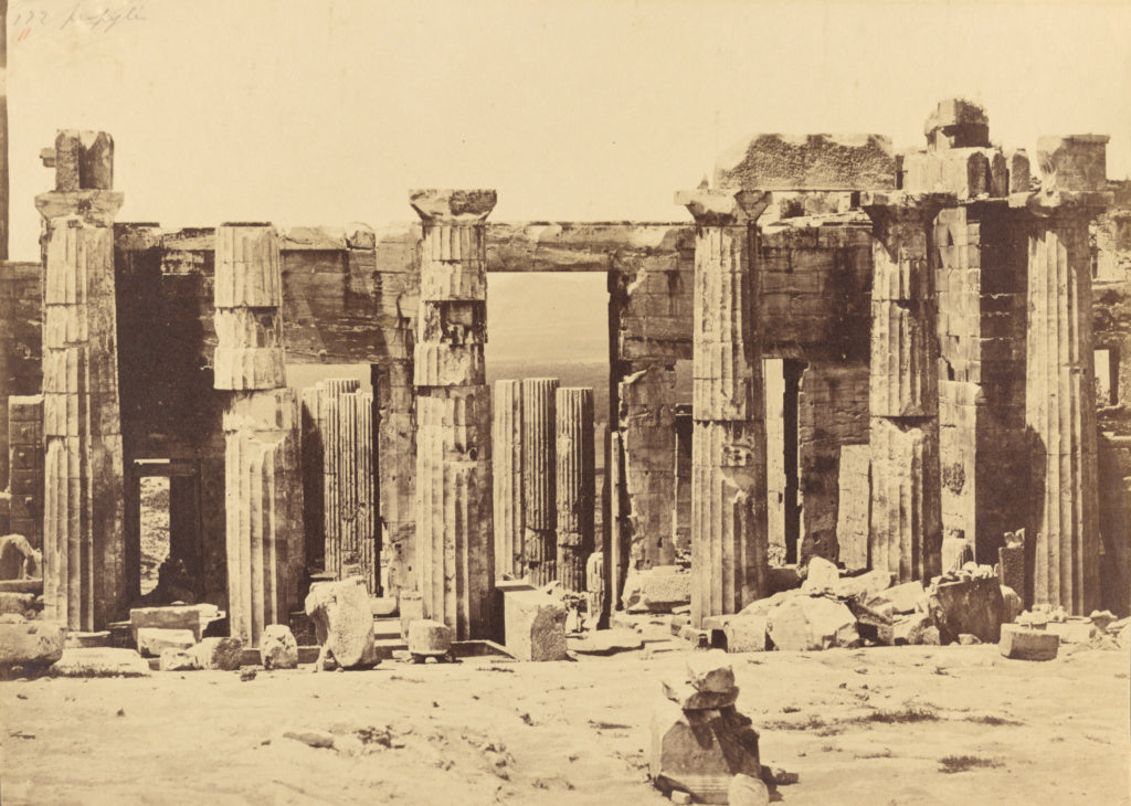 Dimitrios Constantin:[Propylaea of the Acropolis, Athens], Poster Print Wall Art