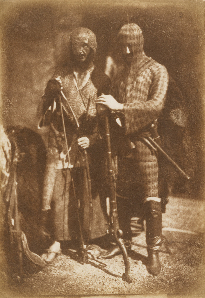Hill & Adamson:[Lane and Peddie as Afghans], Poster Print Wall Art