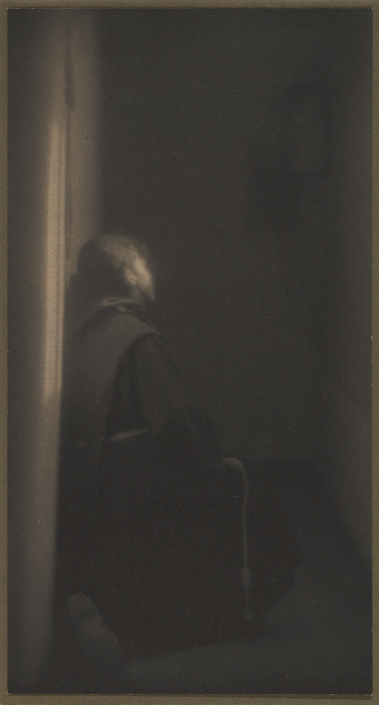 Fred Holland Day:[Kneeling Monk at Prayer] / Vita Mystica, Poster Print Wall Art