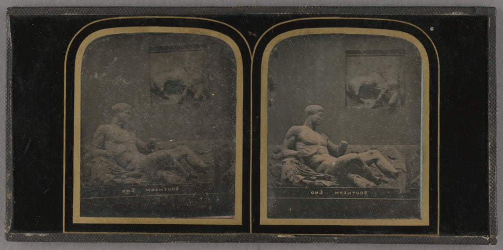 Unknown maker, British:[Sculpture of Dionysus Reclining, fro, Poster Print Wall Art