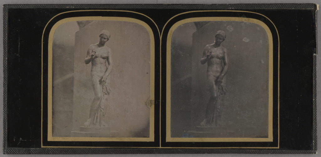 Unknown maker, British:[Sculpture of possibly Aegina], Poster Print Wall Art