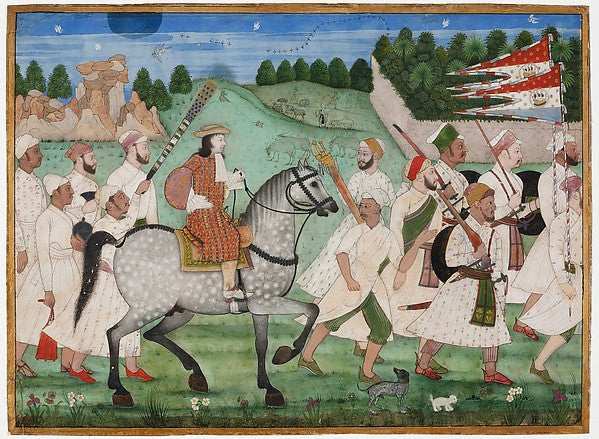 :The Procession of Cornelis van den Bogaerde c1687-16x12"(A3) Poster