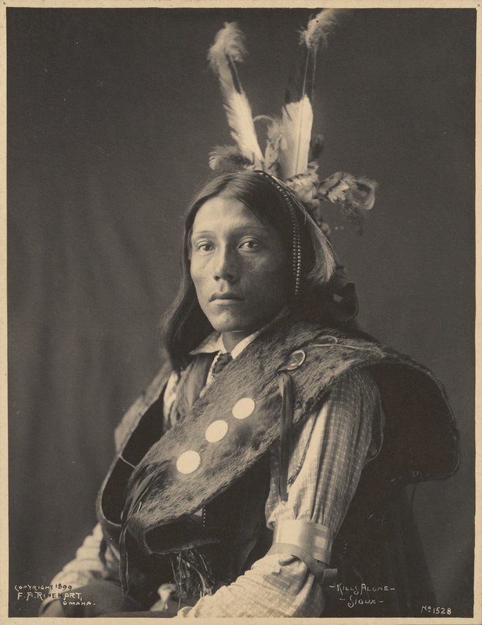 Adolph F. Muhr:Kills Alone, Sioux,16x12