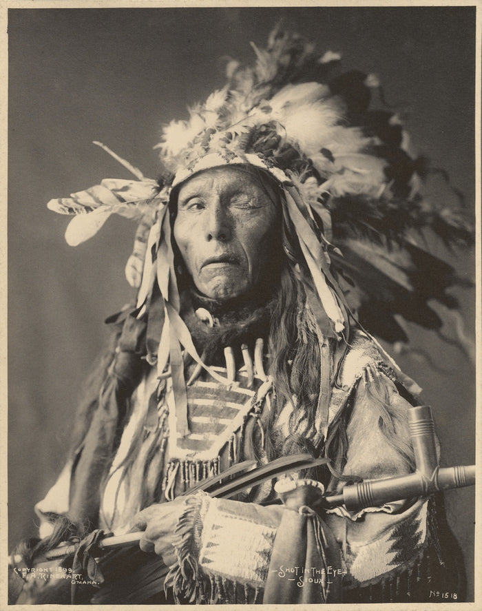 Adolph F. Muhr:Shot in the Eye, Sioux,16x12