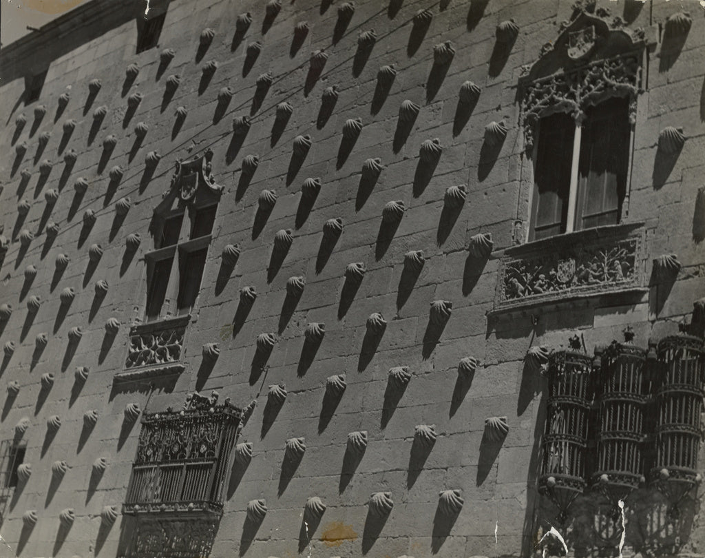 Georg Reisner:La Casa de las Conchas, Salamanca, Poster Print Wall Art