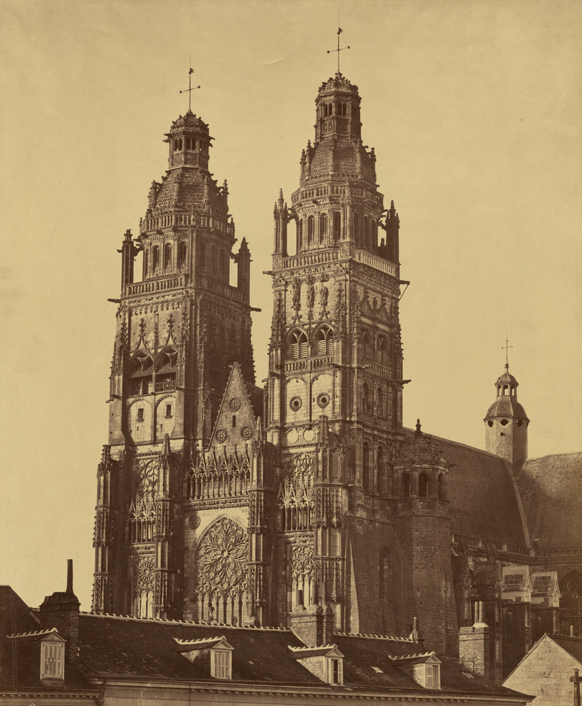 Bisson Frères:[Church Facade], Poster Print Wall Art