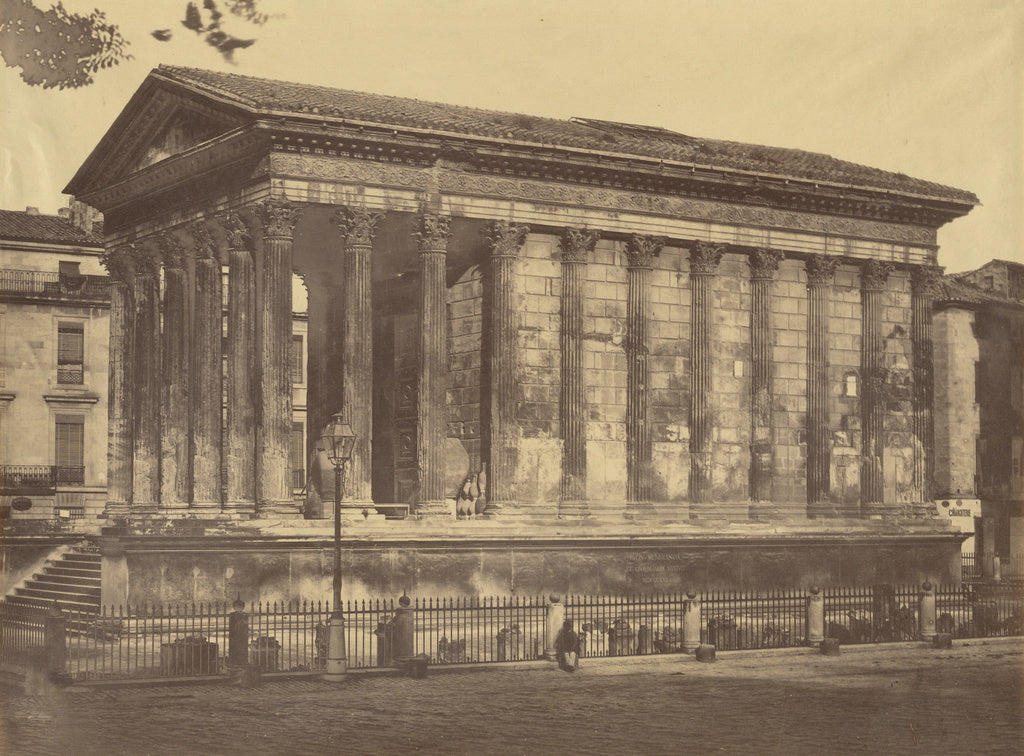 Bisson Frères:Eglise de la Madeleine, Paris, Poster Print Wall Art