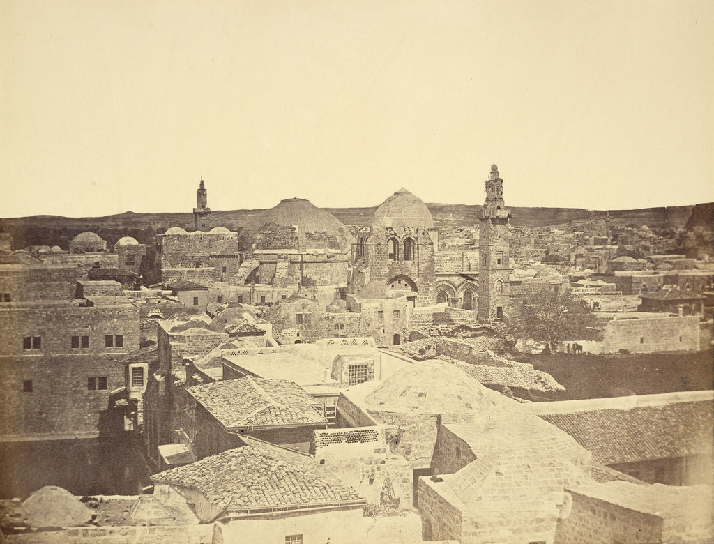 James Robertson:[Top View of Jerusalem], Poster Print Wall Art