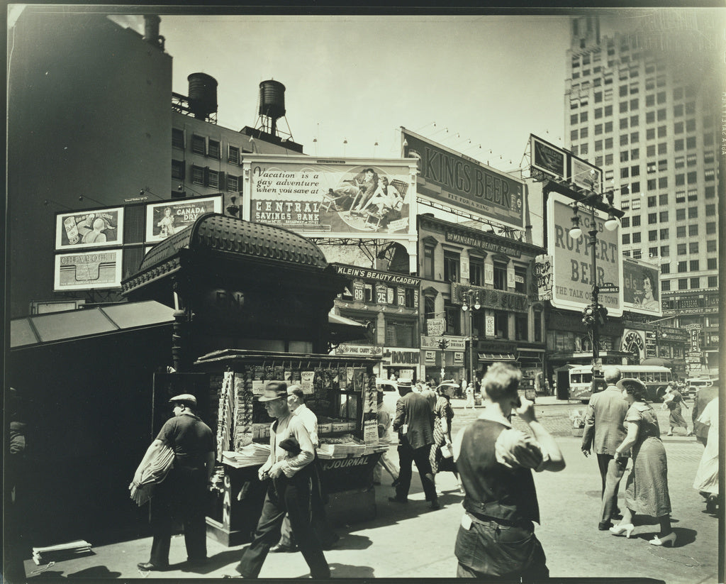 Berenice Abbott:Union Square, Manhattan,16x12"(A3)Poster