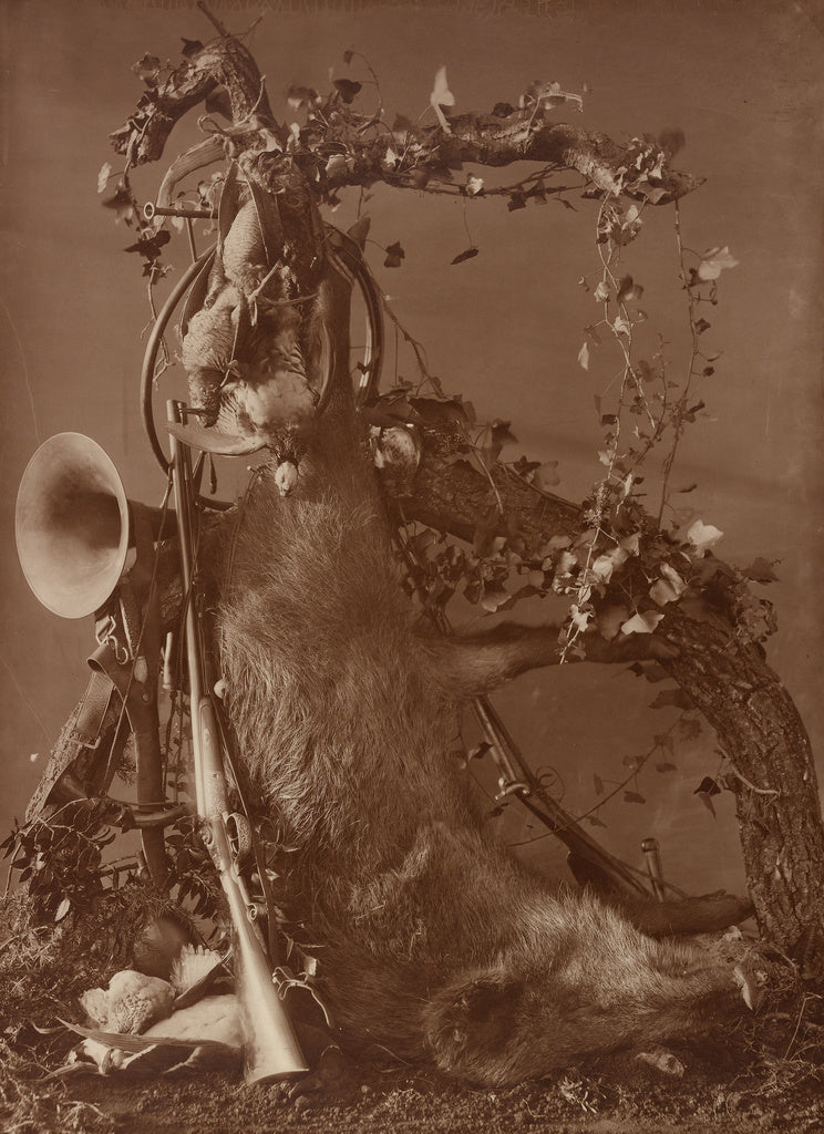 Adolphe Braun:[Still Life of a Hunting Scene], Poster Print Wall Art