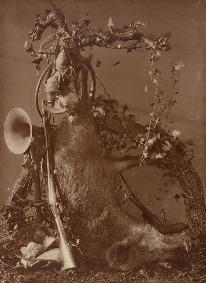 Adolphe Braun:[Still Life of a Hunting Scene],16x12