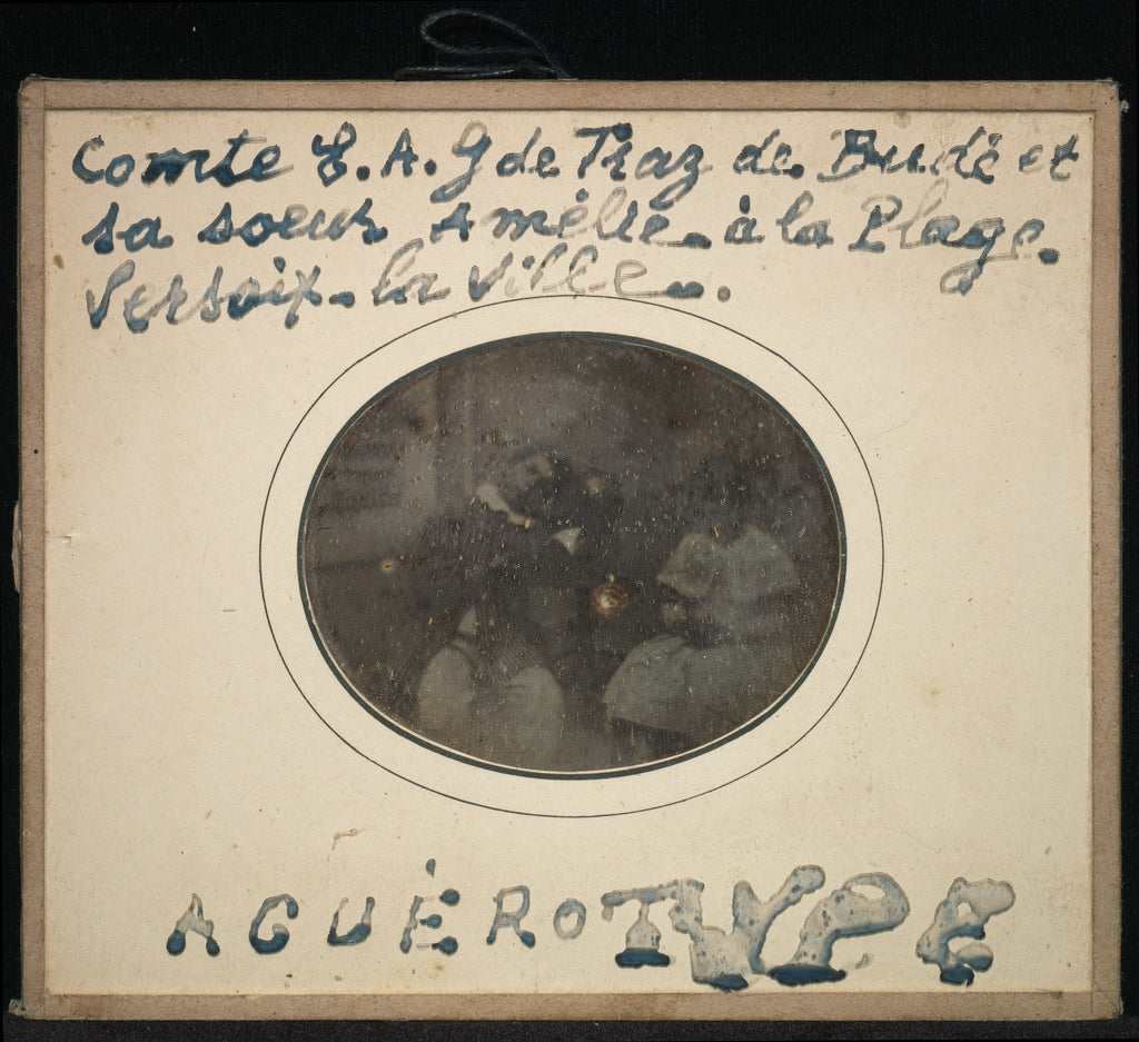 Jean-Gabriel Eynard:[Portrait of two children] / [Comte Erne, Poster Print Wall Art
