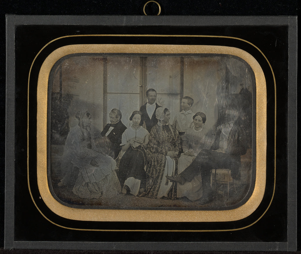 Jean-Gabriel Eynard:[Portrait of the Eynard-Lullin family], Poster Print Wall Art