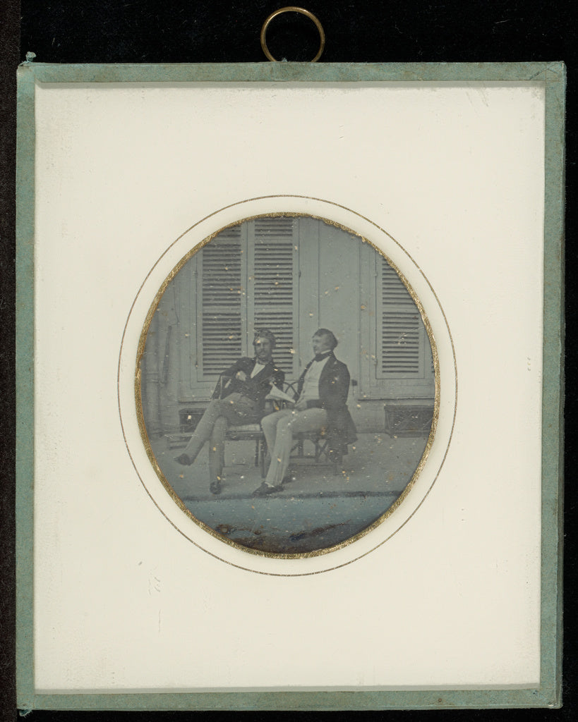 Jean-Gabriel Eynard:[Portrait of Jean-Gabriel Eynard and an , Poster Print Wall Art