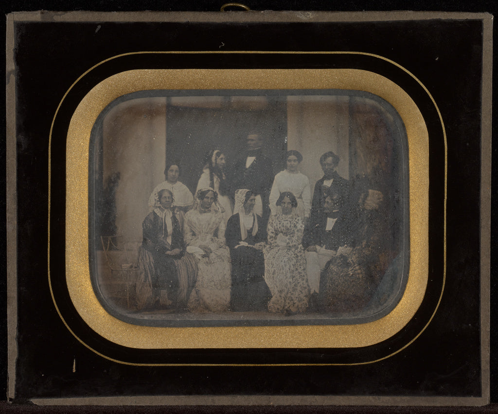 Jean-Gabriel Eynard:[Group portrait of ten members of the Ci, Poster Print Wall Art