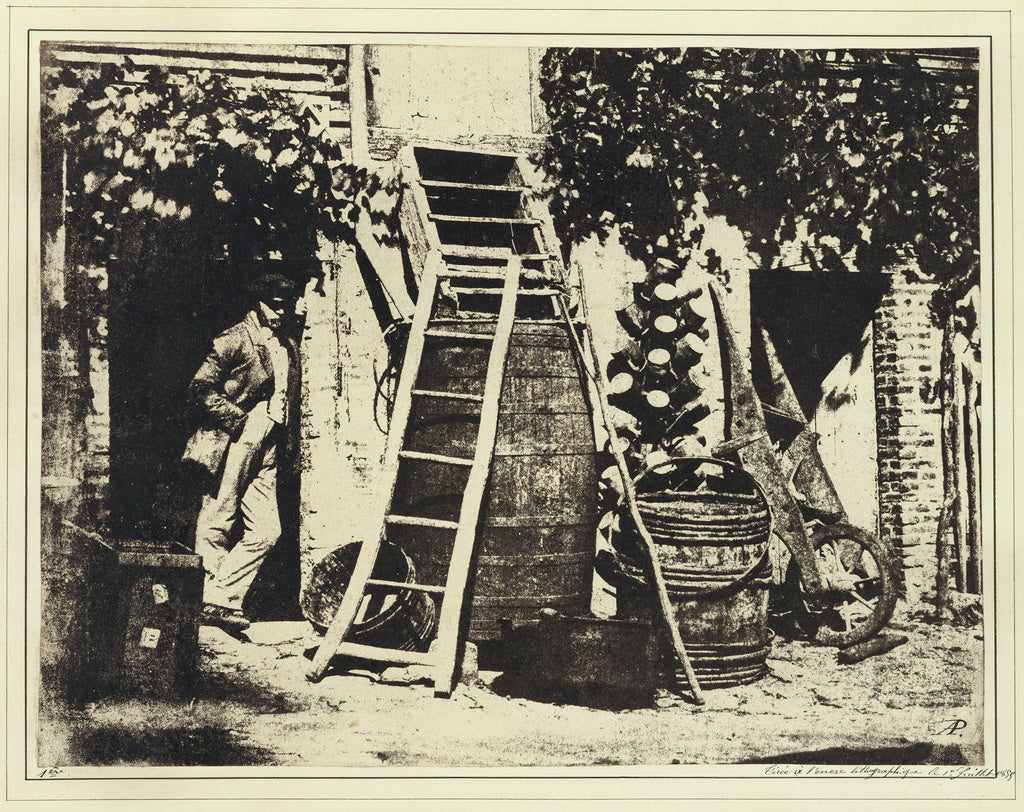 Alphonse-Louis Poitevin:[Man with Garden Implements], Poster Print Wall Art