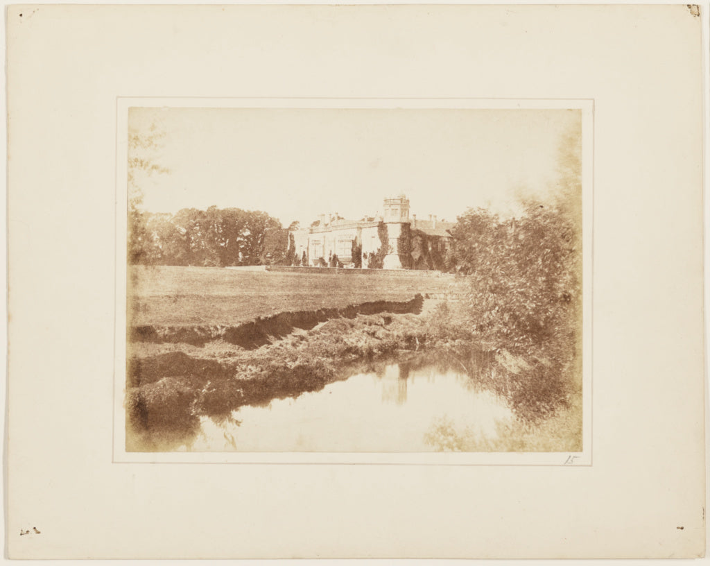 William Henry Fox Talbot:[Lacock Abbey at Wiltshire]., Poster Print Wall Art