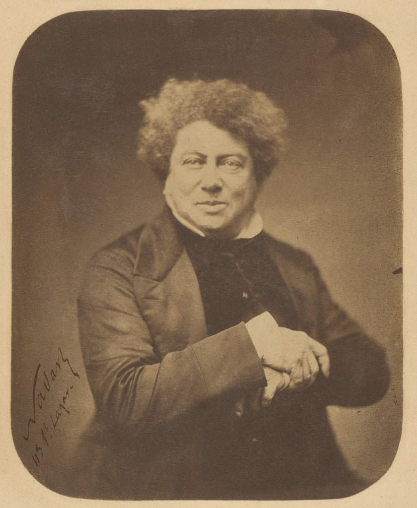 Nadar [Gaspard Félix Tournachon]:Alexander Dumas [père] (1, Poster Print Wall Art