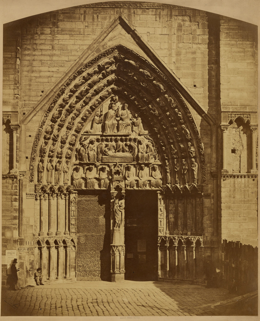 Bisson Frères:[Notre Dame Cathedral, Paris], Poster Print Wall Art