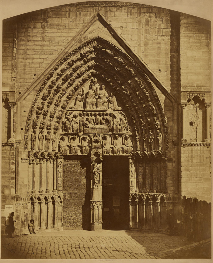 Bisson Frères:[Notre Dame Cathedral, Paris],16x12
