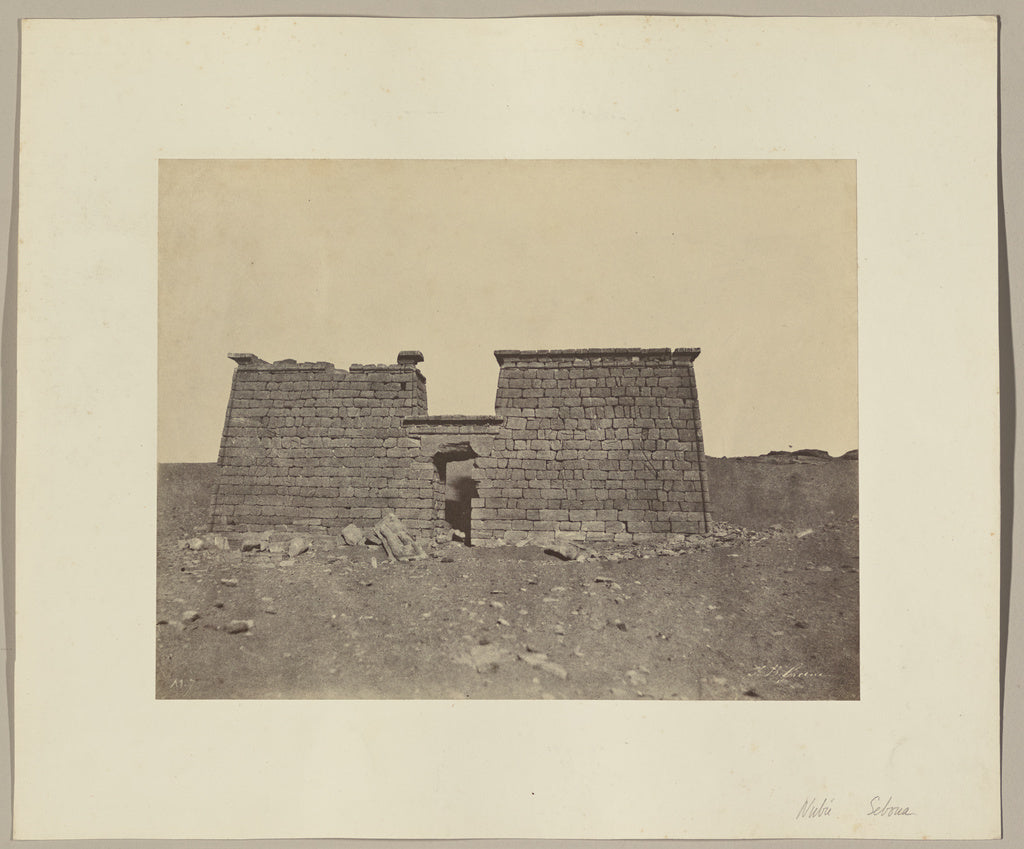 John Beasley Greene:[Temple de Ouadi Esseboua], Poster Print Wall Art