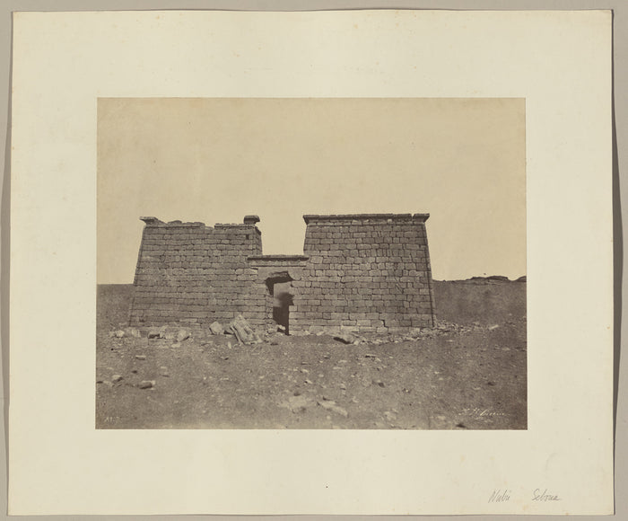 John Beasley Greene:[Temple de Ouadi Esseboua],16x12