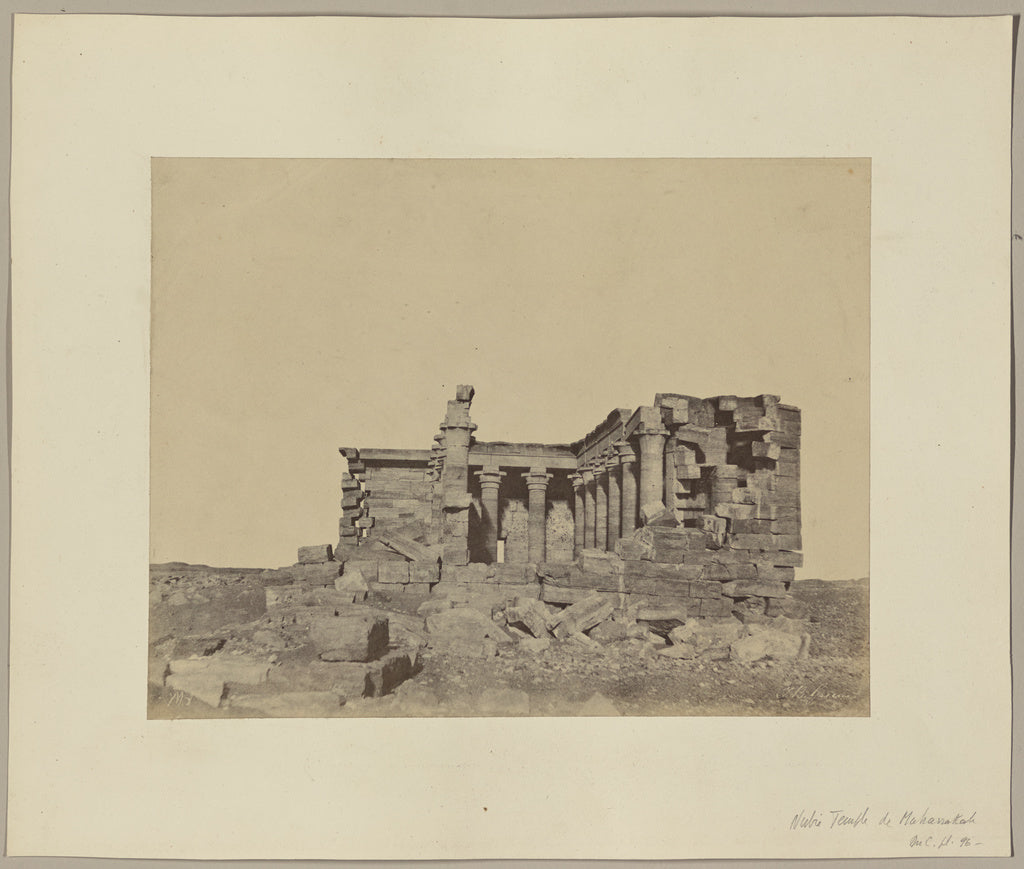 John Beasley Greene:[Temple de Maharrakah], Poster Print Wall Art