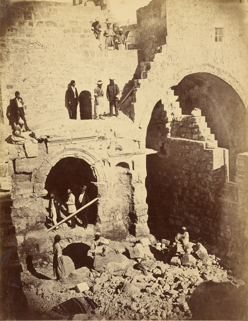Othon Von Ostheim:[Arch of Ecce Homo, Jerusalem], Poster Print Wall Art