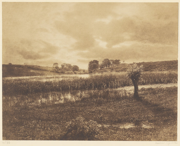 André Giroux:[The Ponds at Optevoz, Rhône],16x12