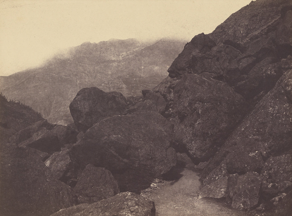 Vicomte Joseph de Vigier:[Boulders near Gavarnie],16x12"(A3)Poster