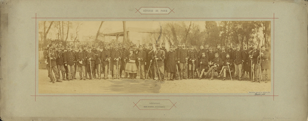 André Adolphe-Eugène Disdéri:Regiment, Des Gardes Forestiers, Poster Print Wall Art