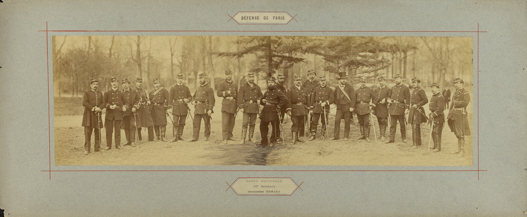 André Adolphe-Eugène Disdéri:Garde Nationale, 25e Bataillon,, Poster Print Wall Art