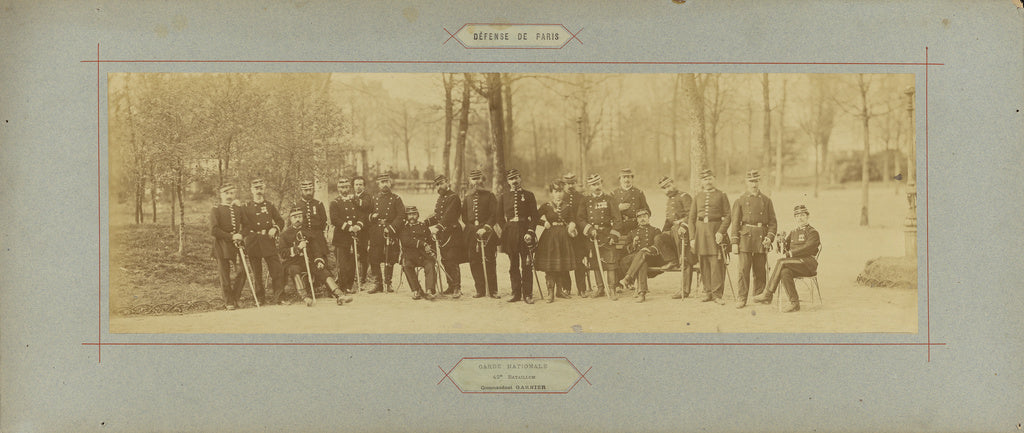 André Adolphe-Eugène Disdéri:Garde Nationale, 42e Bataillon,, Poster Print Wall Art