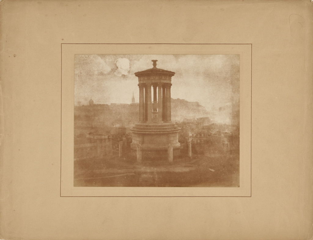 Hill & Adamson:[Calton Hill, the Dugald Stewart Monument], Poster Print Wall Art