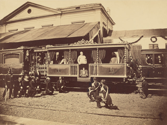 Altobelli & Molins:[Pope Pius IX's Private Train at Velletri,16x12
