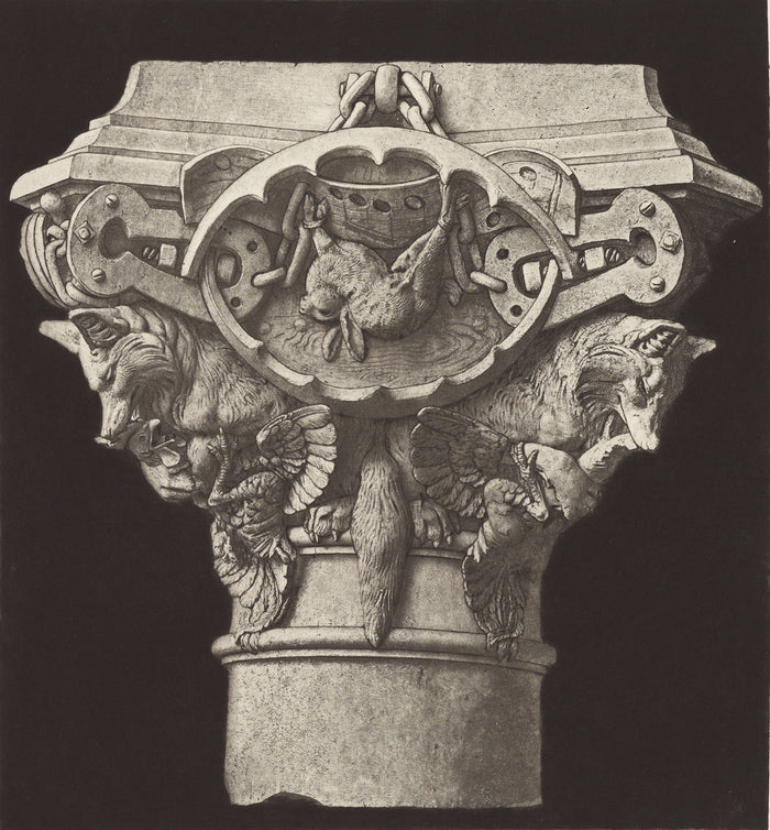 edouard Baldus:Nouveau Louvre (Manège),16x12