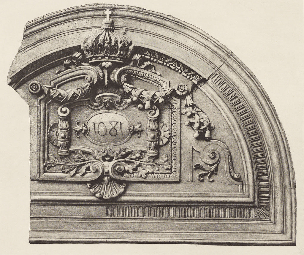 edouard Baldus:Ministère d'etat (Motif de l'Imposte), Poster Print Wall Art