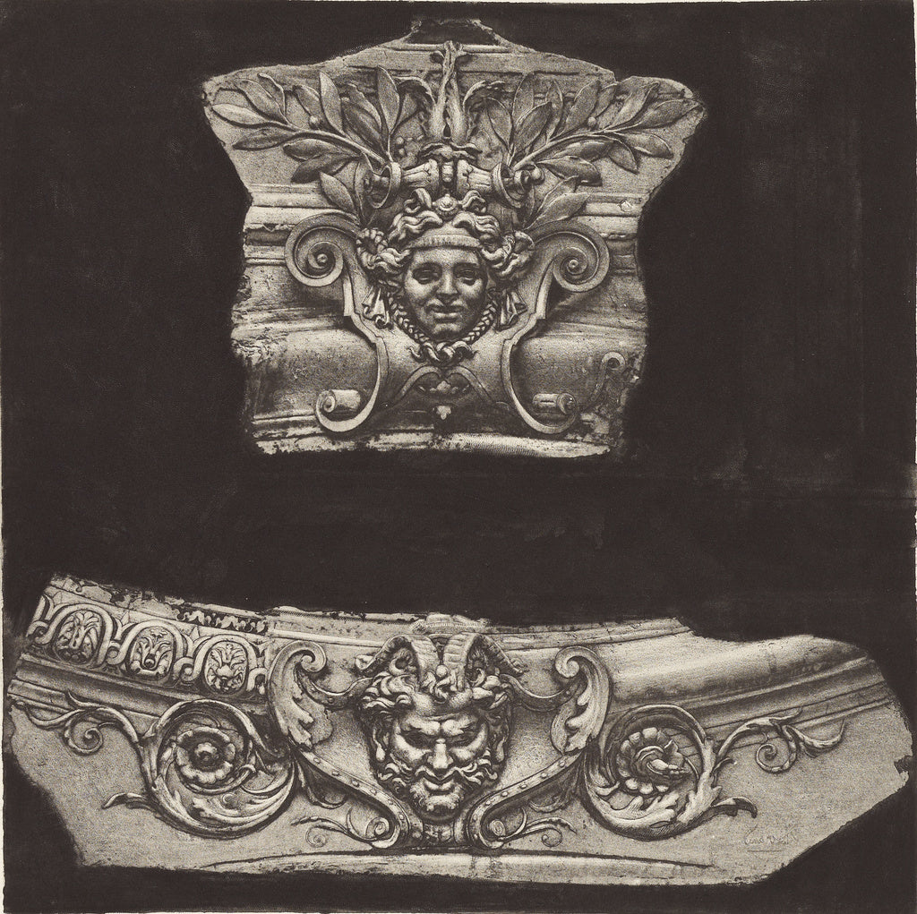 edouard Baldus:Ministère d'etat (Escalier de la Bibliothèq, Poster Print Wall Art