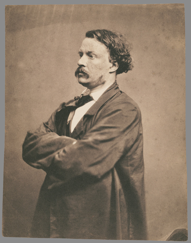 Nadar [Gaspard Félix Tournachon]:[Self portrait in Smock FÃ, Poster Print Wall Art