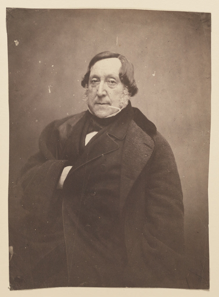 Nadar [Gaspard Félix Tournachon]:[Gioacchino Rossini], Poster Print Wall Art