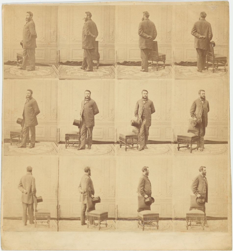 Adrien Alban Tournachon:[Adrien Tournachon, self portrait, m, Poster Print Wall Art