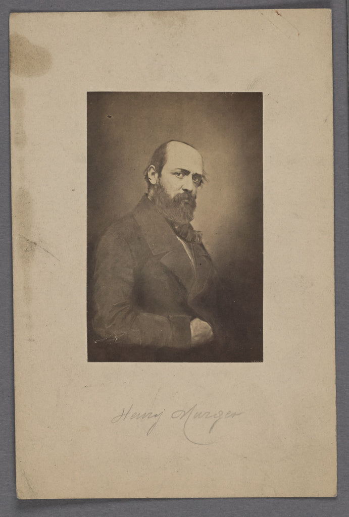 Nadar [Gaspard Félix Tournachon]:[Henry Murger], Poster Print Wall Art